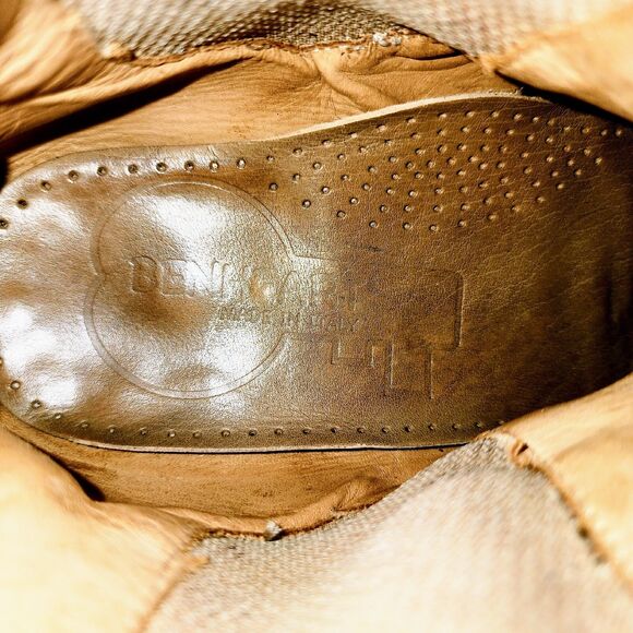 BENHEART Sz 7 FLORENCE Handmade Dip Dye Distressed Old Money Grunge Ankle Boots - Picture 14 of 16